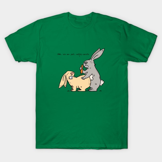 Just eating carrots T-Shirt by Otterlyalice